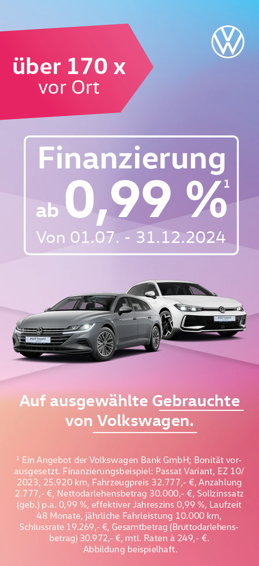 0,99 % Finanzierung VW GW