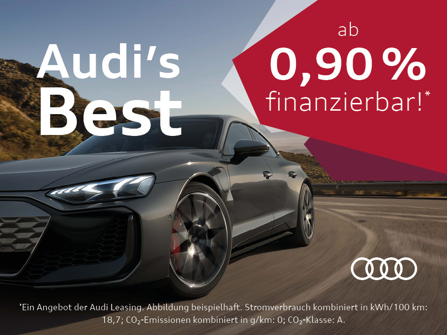 Audis Best Finanzierung ab 0,90 % – Sichern Sie sich jetzt bei POTTHOFF Ihren Audi Neuwagen zu top Konditionen!