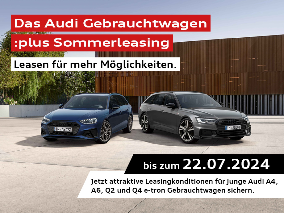 Audi Gebrauchtwagen :plus Sommerleasing – Traumraten bei POTTHOFF in Hamm!