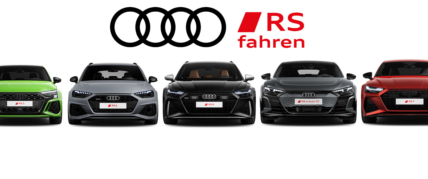 RStklassige Preise für unsere Audi Sport Modelle –  exklusive RS performance zu besonderen Konditionen fahren!