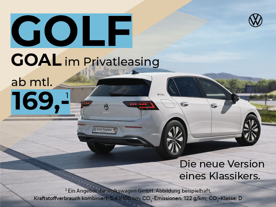 VW Golf GOAL – Ihr perfekter Begleiter für Stil, Komfort und Fahrvergnügen auf höchstem Niveau!