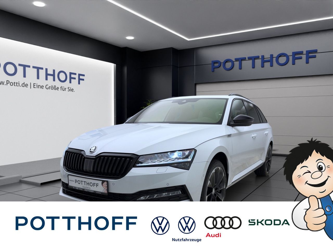 Skoda Superb COMBI SPORTLINEAHK STANDH PANO 360°-KAM MATRIX VOLL!!!